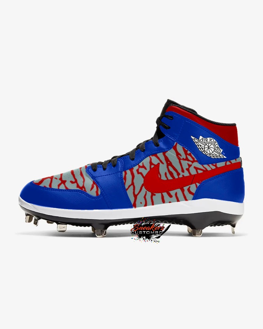 Custom Jordan Custom Metal Cleats 