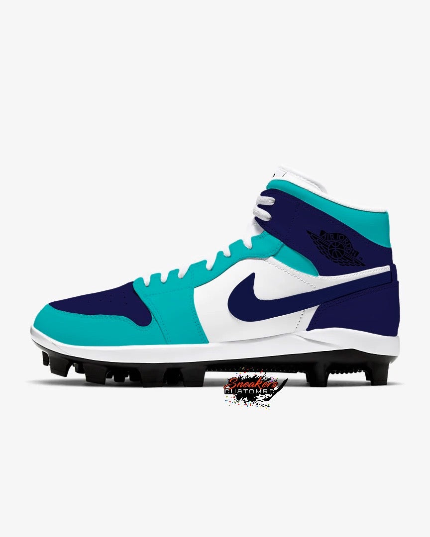 Air Jordan Blue Cleats University Blue Jordan Jordan One Baseball