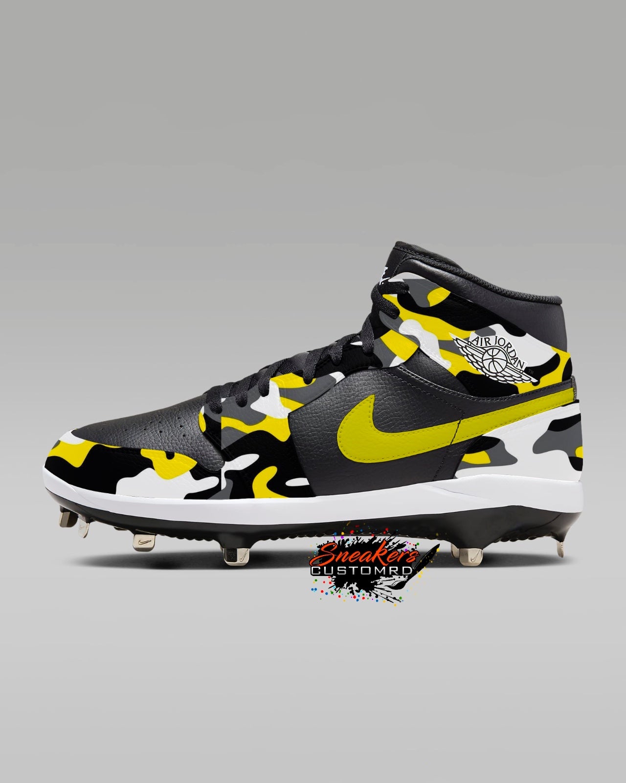 yellow jordan 1 cleats