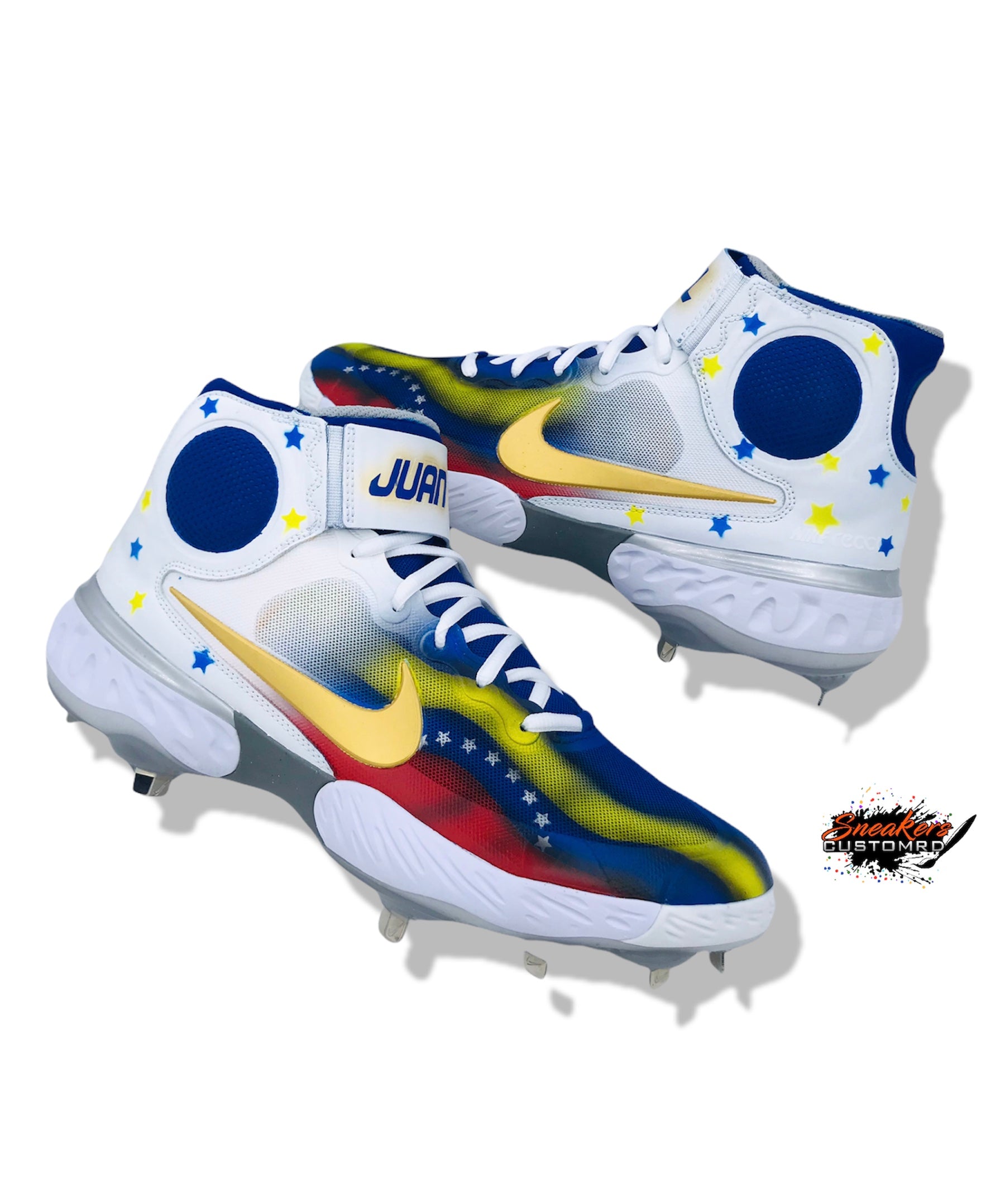 Custom Nike Alpha Hurache Elite Baseball Cleats 